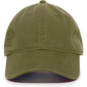 Unisex Camo Green 100% Cotton Soft Adjustable Buckle Classic Plain Baseball Cap